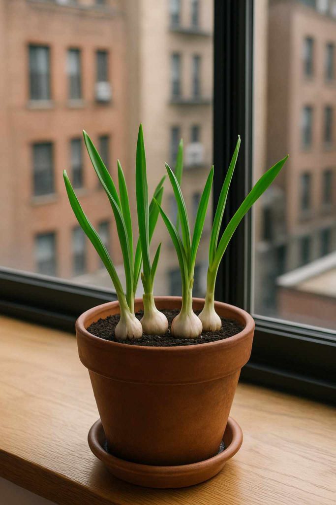 cultiver têtes d’ail appartement